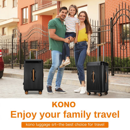 Kono Premium Hard Shell Check-In Suitcase Durable ABS and PC