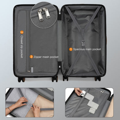 Kono Premium Hard Shell Check-In Suitcase Durable ABS and PC