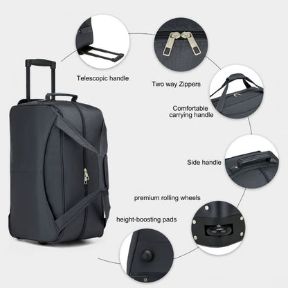 Kono Durable Folding Travel Trolley Bag