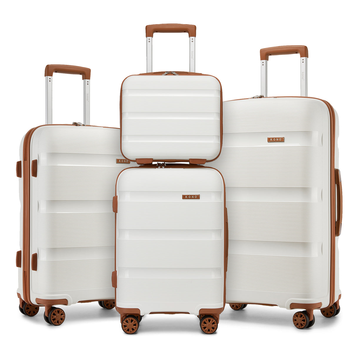 Kono PP Hardshell Lightweight Vanity Case for Travel & Daily Use