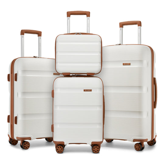 Kono PP Hardshell Lightweight Vanity Case for Travel & Daily Use