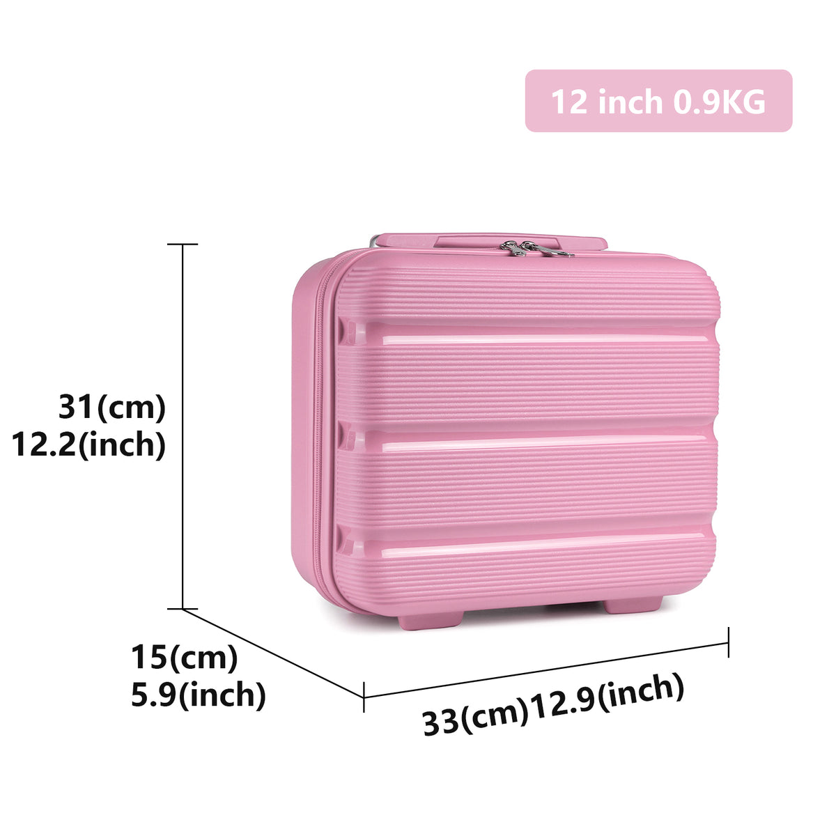 Kono PP Hardshell Lightweight Vanity Case for Travel & Daily Use