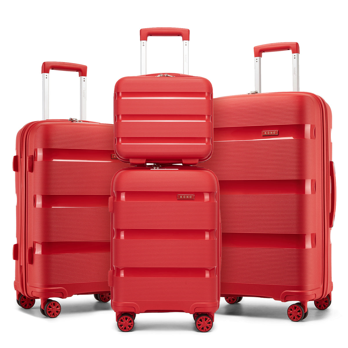 Kono PP Hardshell Lightweight Vanity Case for Travel & Daily Use