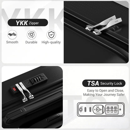 Kono Premium ABS+PC Hard Shell Suitcase