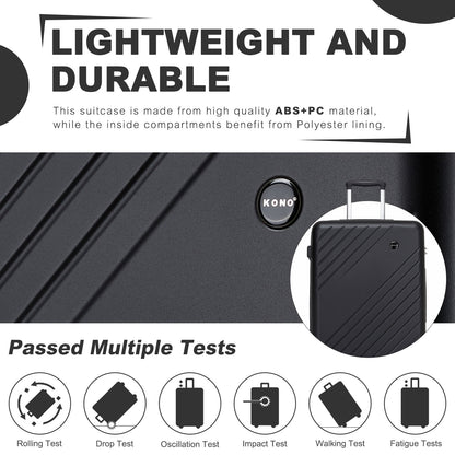 Kono ABS+PC Hard Shell Luggage