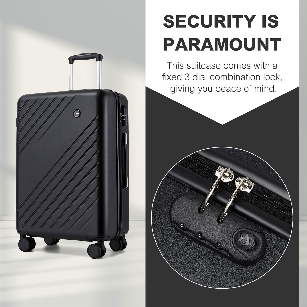 Kono ABS+PC Hard Shell Luggage