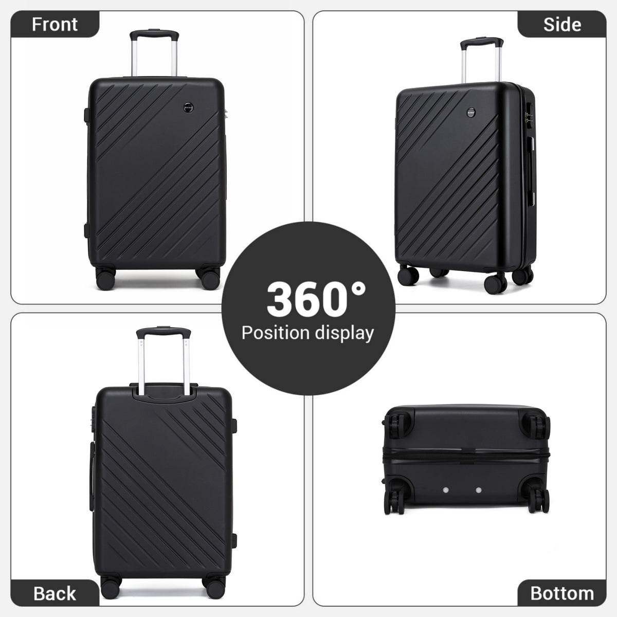 Kono ABS+PC Hard Shell Luggage