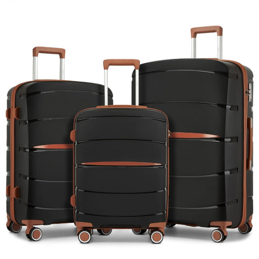 Kono PP Modern Scratch-Resistant Suitcase