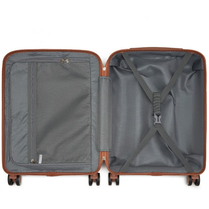Kono PP Modern Scratch-Resistant Suitcase