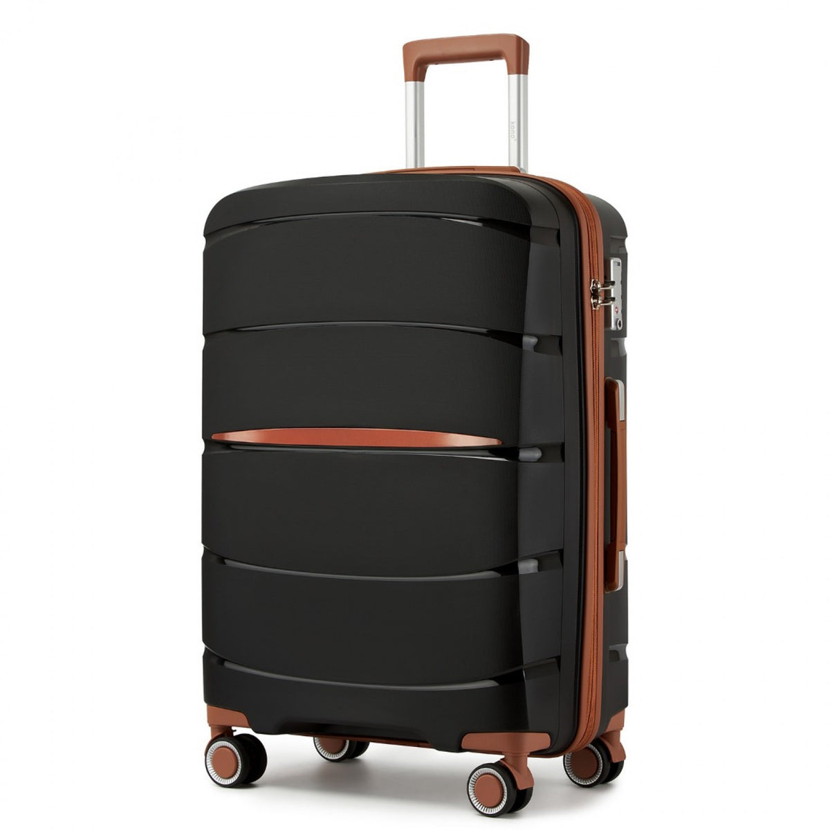 Kono PP Modern Scratch-Resistant Suitcase