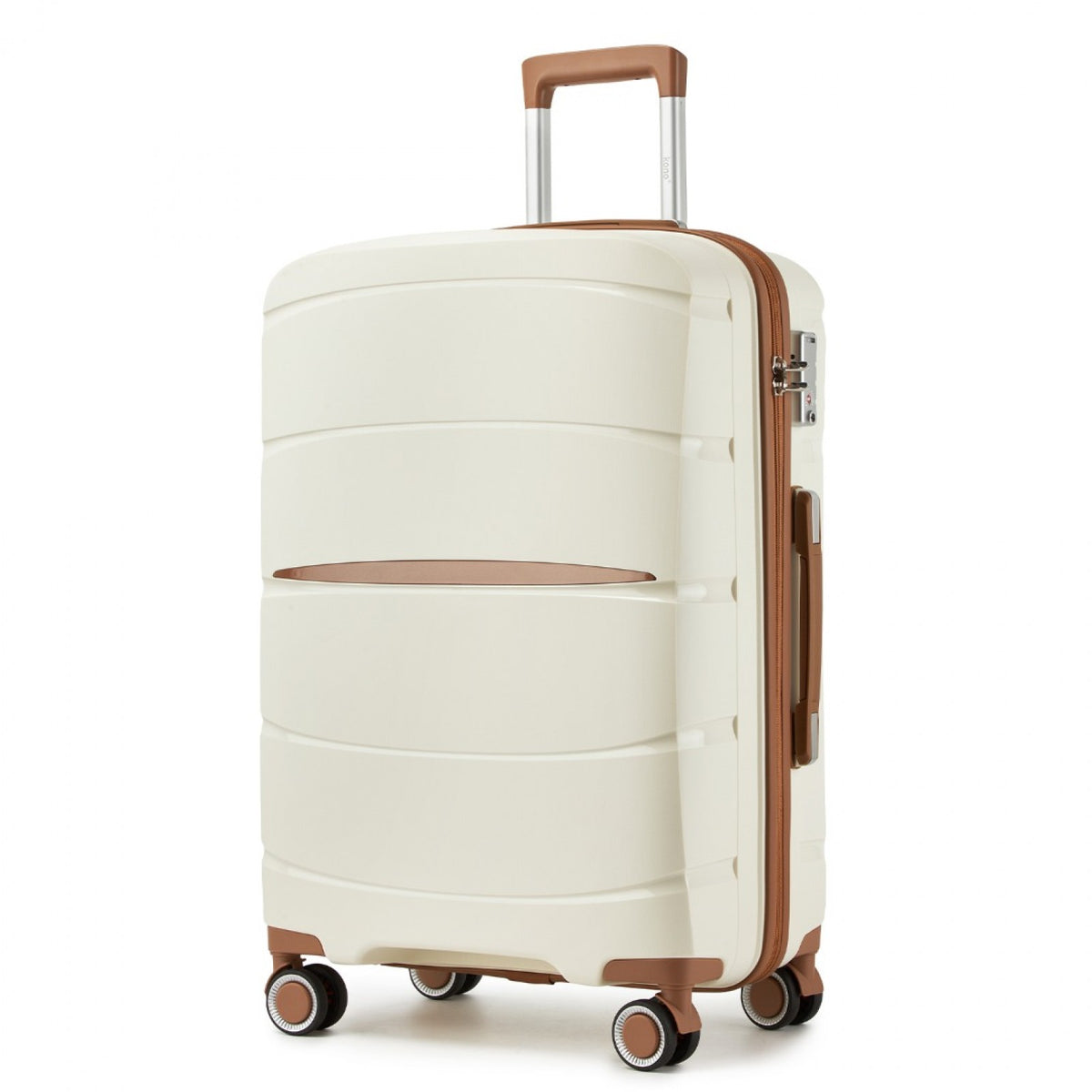 Kono PP Modern Scratch-Resistant Suitcase