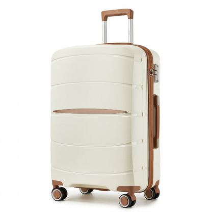 Kono PP Modern Scratch-Resistant Suitcase