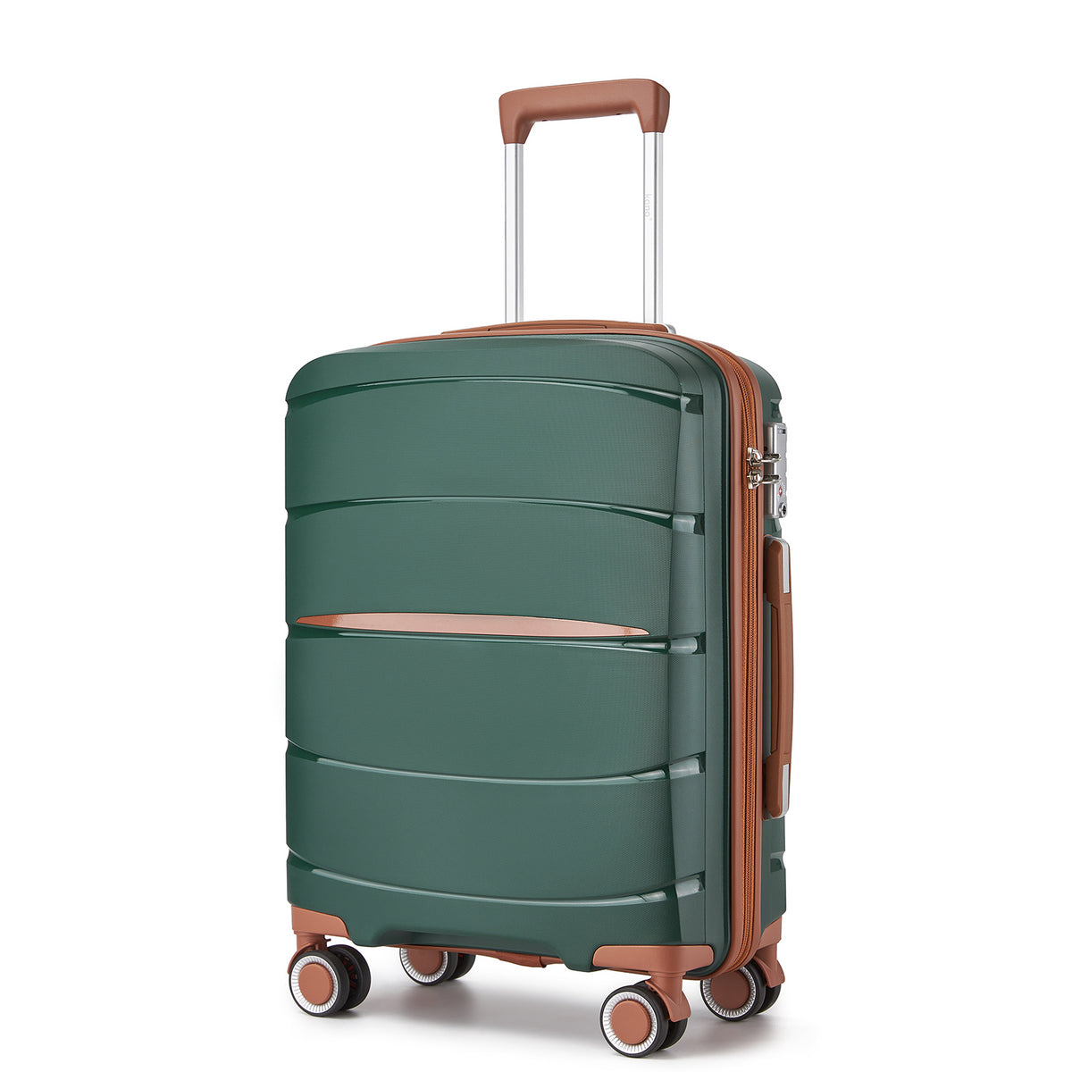 Kono PP Modern Scratch-Resistant Suitcase