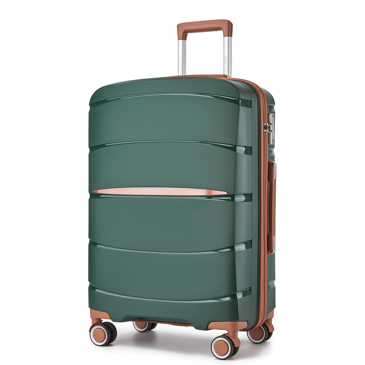 Kono PP Modern Scratch-Resistant Suitcase