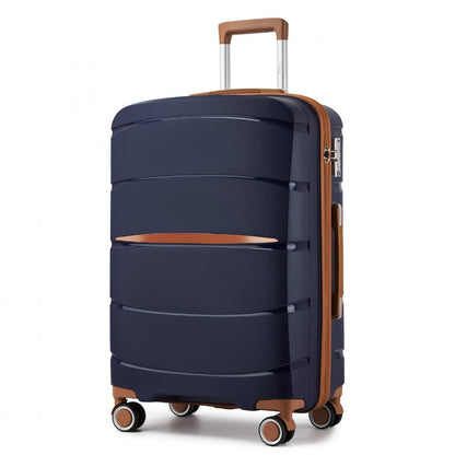 Kono PP Modern Scratch-Resistant Suitcase