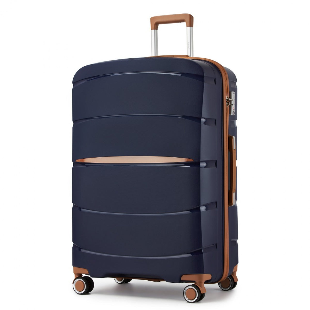Kono PP Modern Scratch-Resistant Suitcase