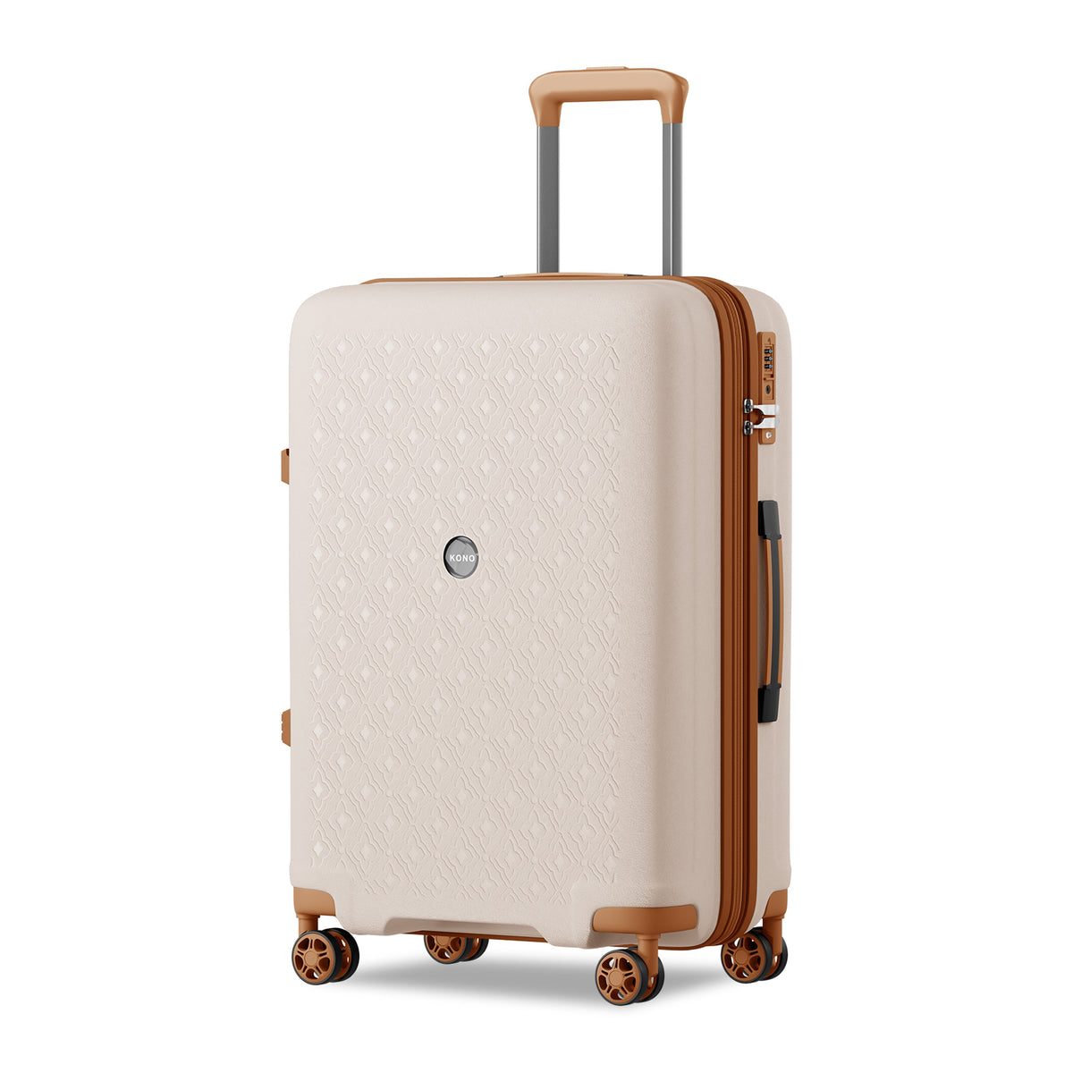 Kono PP Hard Shell Expandable Luggage-Lightweight Suitcase