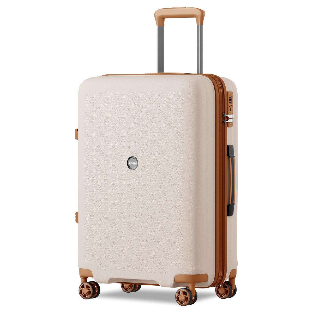 Kono PP Hard Shell Expandable Luggage-Lightweight Suitcase