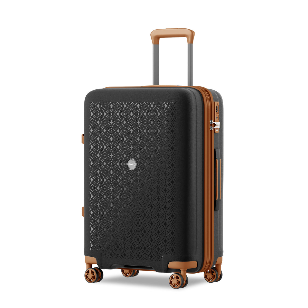 Kono PP Hard Shell Expandable Luggage-Lightweight Suitcase