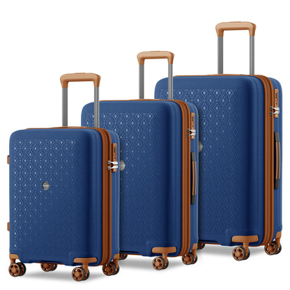 Kono PP Hard Shell Expandable Luggage-Lightweight Suitcase