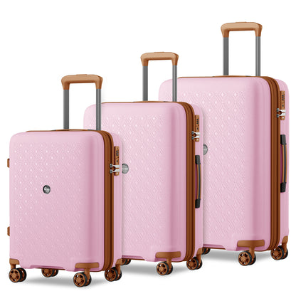 Kono PP Hard Shell Expandable Luggage-Lightweight Suitcase