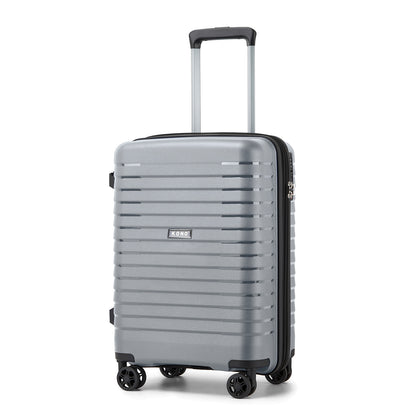 Kono Hard Shell Scratch-Resistant PP Luggage with Cup Holder