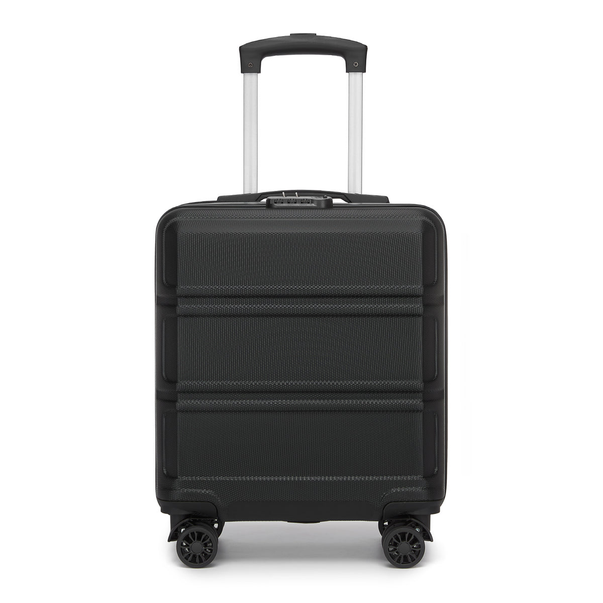 Kono ABS Hard Shell Under-Seat Cabin Suitcase with Spinner Wheels