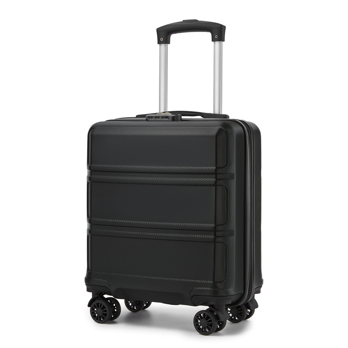 Kono ABS Hard Shell Under-Seat Cabin Suitcase with Spinner Wheels
