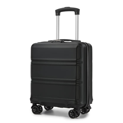 Kono ABS Hard Shell Under-Seat Cabin Suitcase with Spinner Wheels