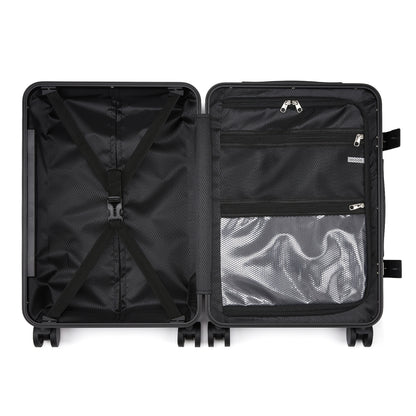 Kono Zipperless Aluminium Frame PC Hard Shell Suitcase– Smart Lock