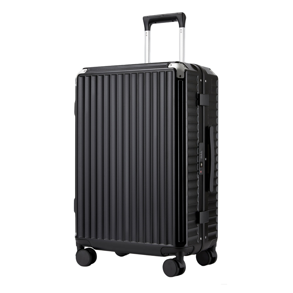 Kono Zipperless Aluminium Frame PC Hard Shell Suitcase– Smart Lock