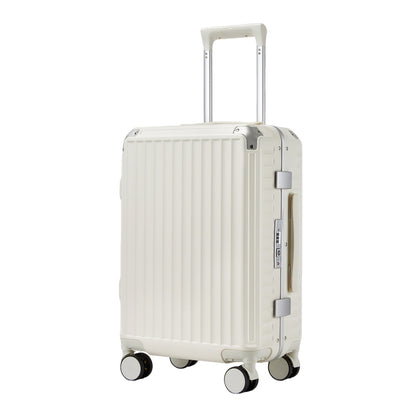 Kono Zipperless Aluminium Frame PC Hard Shell Suitcase– Smart Lock