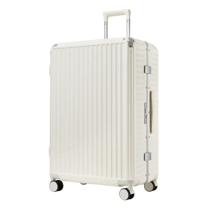 Kono Zipperless Aluminium Frame PC Hard Shell Suitcase– Smart Lock