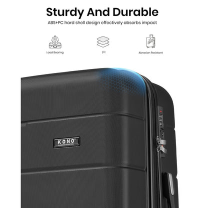 Kono PC Hard Shell Suitcase, Luggage