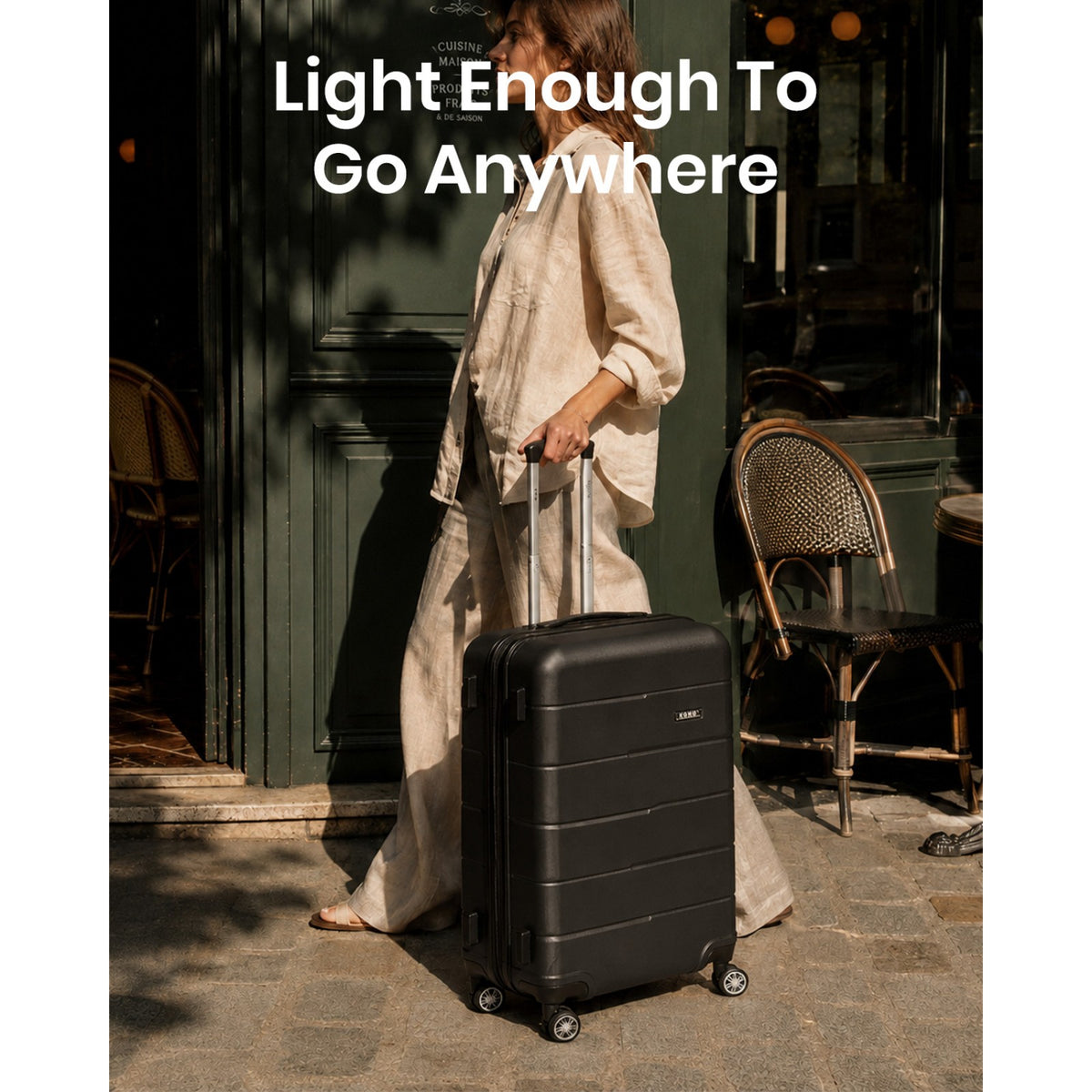 Kono PC Hard Shell Suitcase, Luggage