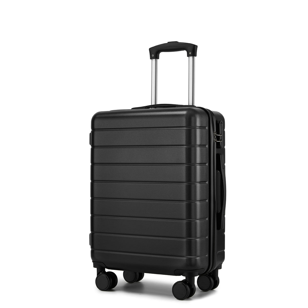 Kono Luggage, Lightweight ABS Hard Shell Suitcase with 360 Silent Wheels