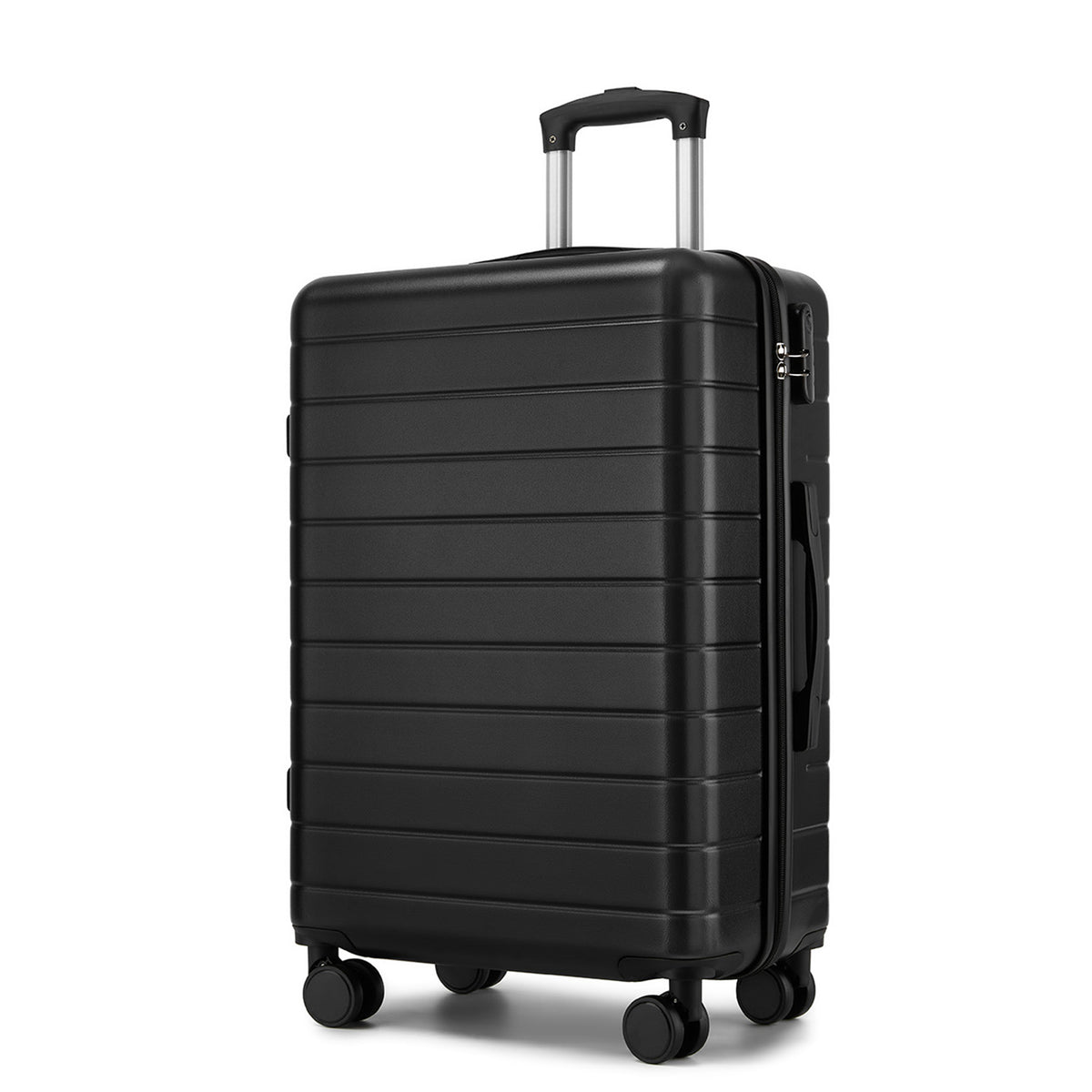 Kono Luggage, Lightweight ABS Hard Shell Suitcase with 360 Silent Wheels