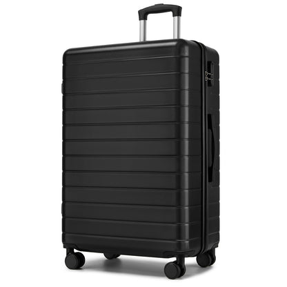 Kono Luggage, Lightweight ABS Hard Shell Suitcase with 360 Silent Wheels