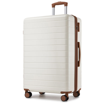 Kono Luggage, Lightweight ABS Hard Shell Suitcase with 360 Silent Wheels