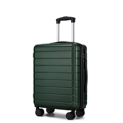 Kono Luggage, Lightweight ABS Hard Shell Suitcase with 360 Silent Wheels
