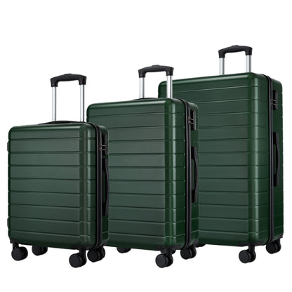 Kono Luggage, Lightweight ABS Hard Shell Suitcase with 360 Silent Wheels