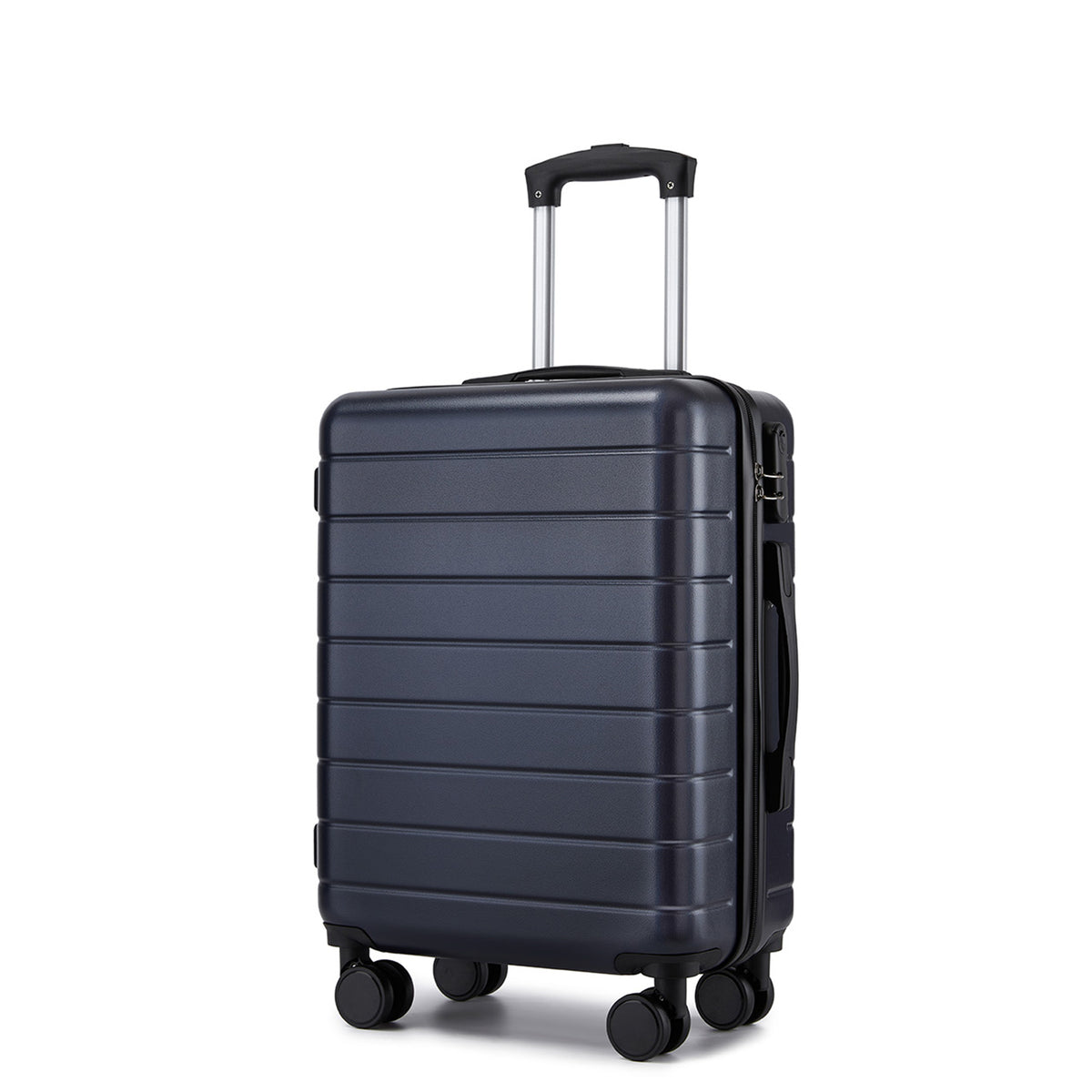 Kono Luggage, Lightweight ABS Hard Shell Suitcase with 360 Silent Wheels