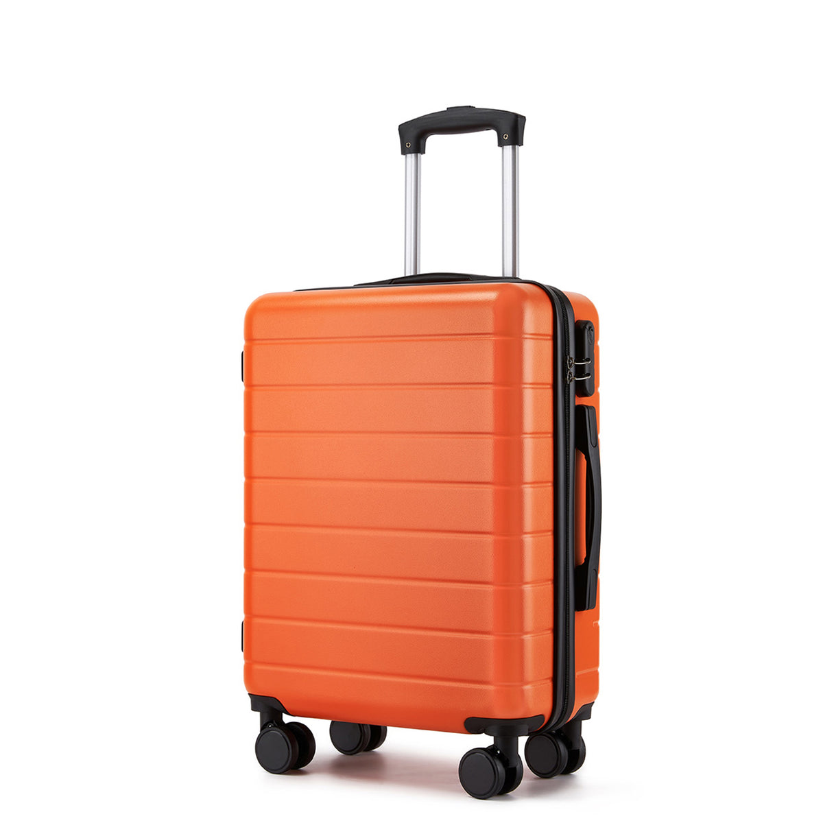 Kono Luggage, Lightweight ABS Hard Shell Suitcase with 360 Silent Wheels