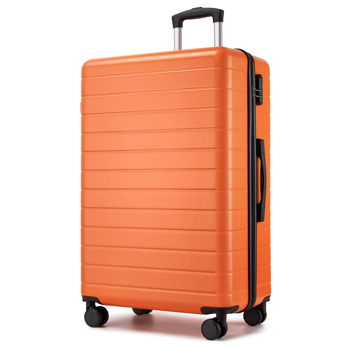 Kono Luggage, Lightweight ABS Hard Shell Suitcase with 360 Silent Wheels