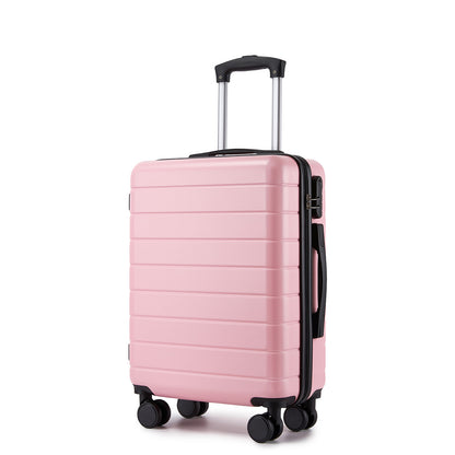 Kono Luggage, Lightweight ABS Hard Shell Suitcase with 360 Silent Wheels