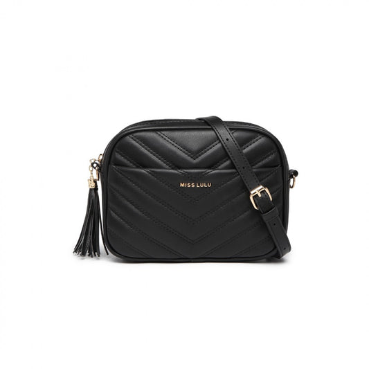 Miss LuLu Lightweight Quilted Leather Cross body Bag