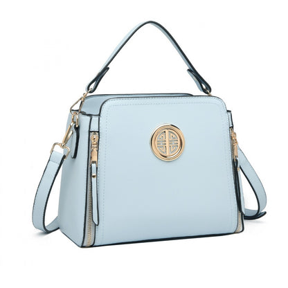 Miss Lulu Leather Look Practical Crossbody Bag