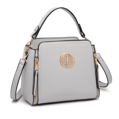 Miss Lulu Leather Look Practical Crossbody Bag