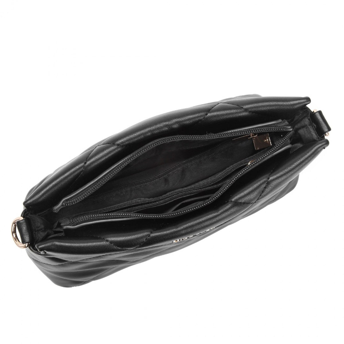 Miss Lulu PU Leather Rhombus Shoulder Bag