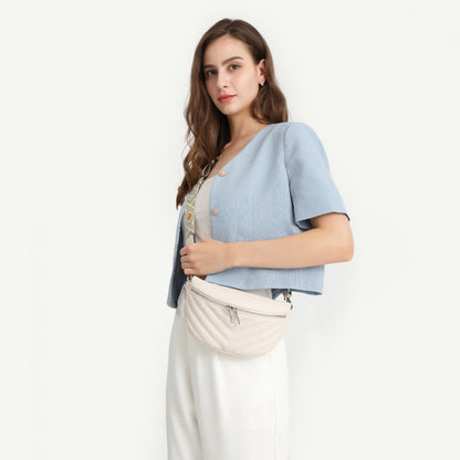 Miss Lulu Wide Strap Bum Bag Lightweight Adjustable Waist Bag